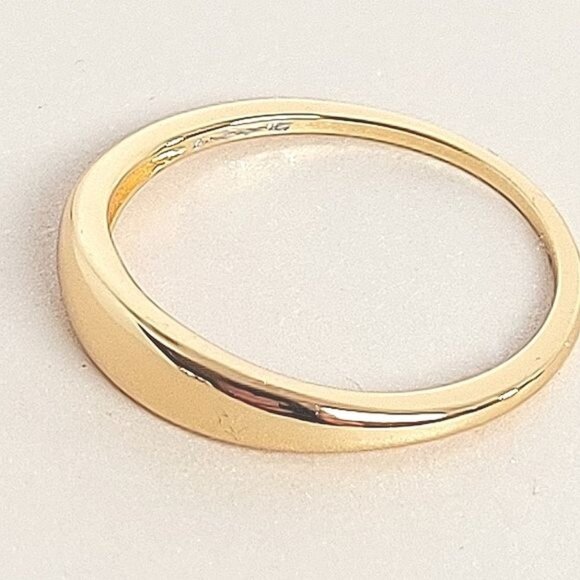 Engraved "You are always‎ on my mind" Minimalist 925 Sterling Silver Ring. - Picture 5 of 16